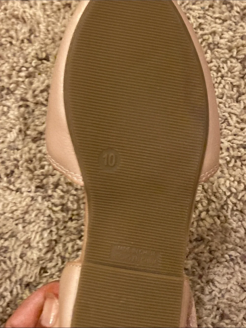 Old Navy Mauve Pink Ankle-Strap Flats